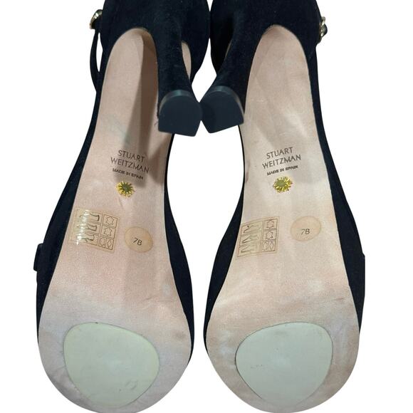 Stuart Weitzman Nudistcurve Hollywood Platform Sandal sz. 7B - Picture 6 of 6